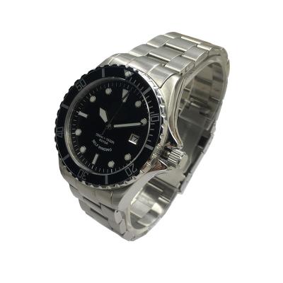 China Custom Day/Date Logo High End Watch Case Diver Watch With 10-50 ATM Waterproof for sale