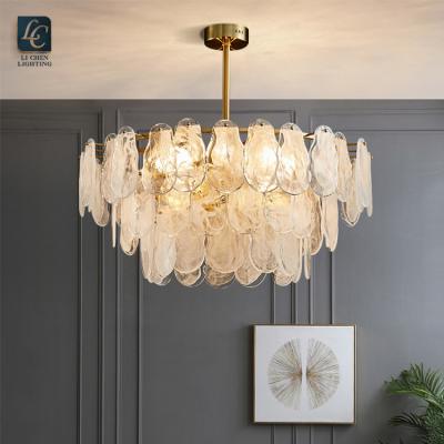 China Wholesale Price Modern Villa Indoor Home Hotel Decoration LED Glass Pendant Lamp for sale