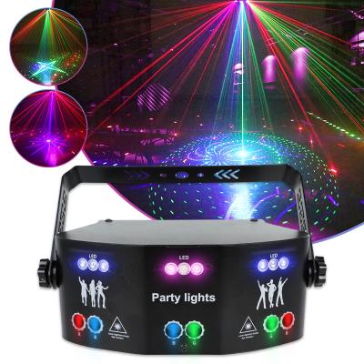 China New 15 eyes LED laser effect moving beam lights dj LED Stage Light disco ball projector lazer lamps night club ceiling light bar for sale