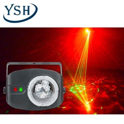 China YSH Water ripple patterns LED Party RGB Laser Projector Disco Lights for Home Music Stage Lighting Effect for Decoration for sale