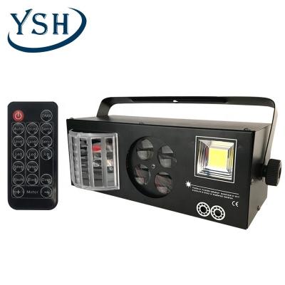 China YSH 4 In 1 Stage Laser Lights RGB Disco KTV Light Remote Control Flashing Lights for Christmas Party Decoration for sale