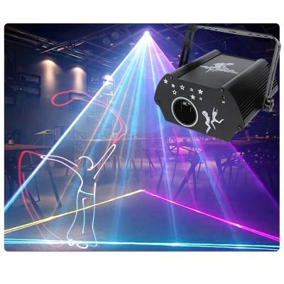 China mini projector Animation moving beam laser rgb light acclarent illumination dj machine disco light interact lighting 3in1 party for sale