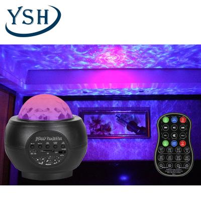 China Factory Outlet RGB Home Decoration Lamp Waterwave Starry Star Night Lights Music Control Projector Light for Kid for sale