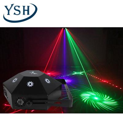 China YSH 8 eyes Hot Wheels disco lazer lamp RGB Beam Projector Stage Show light DJ laser lights for club wedding for sale