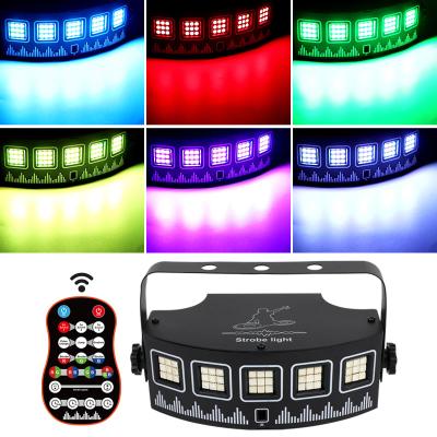 China LED Christmas holiday lighting nightclub decoration stage light Sound Activated and Speed Control Mini DJ Strobe party Lights for sale