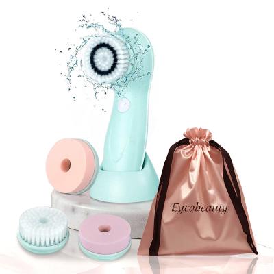 China Dark Multi-Function Electric Facial Massager Dark Circles 3-1 Brush Spa Skin Care Massage Cleansing Price Good for sale