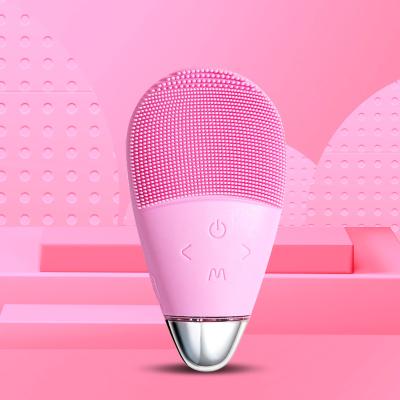 China Acne Treatment Eycobeauty Factory For Sale Home Use Silicone Exfoliating Import Waterproof Face Cleansing Brush for sale