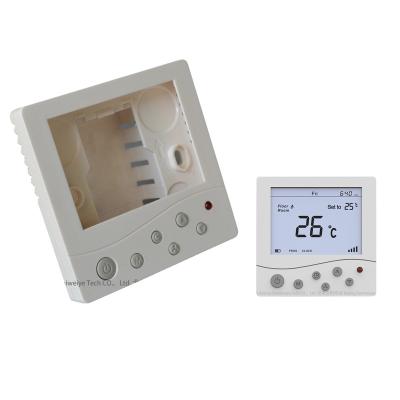 China Modern ABS+PC Smart Home Air Conditioner Temperature Display Enclosure Case Thermostat Enclosure for sale