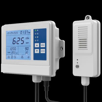 China ABS+PC Plastic New SA1600P CO2-Temperature-RH Controller, Carbon Dioxide Controller for Greenhouse with Sensor Probe for sale