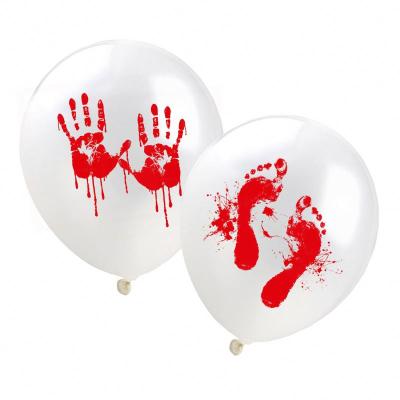 China New Year Hot Sale Halloween Party Decorations Horror Theme Balloon Decoration Supplies Halloween Latex Balloons for sale