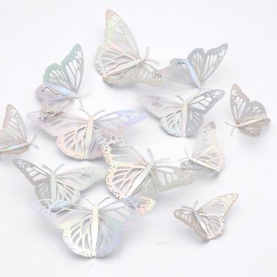 China New Year Good Quality 3D Butterfly Wall Sticker For Bedroom Walls Kids Room Decoration 3d Stickers for sale