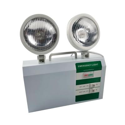 China Double Head LED Emergency Light 2*3W 3 Hours Lamp 220V-240VAC Safety Light zu verkaufen