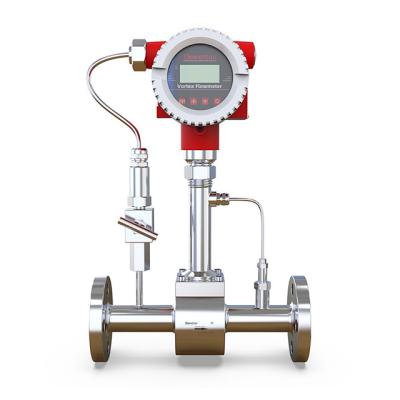 China Vortex type FTV-1600 temperature and pressure compensation flowmeter for sale