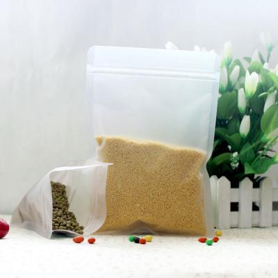 China Recyclable Zipper Bag Side Bag Aluminum Foil Plastic Food Grade Transparent Packaging 1 for sale