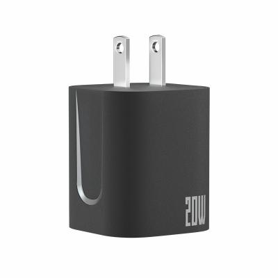 China 20W Charger Mobile Phone Charger Palladium Fast Type-C With QC3.0 USB Mobile Phone Charger Wall Travel Adaptive Fast Charging Dual Port Charger For IP 12 13 for sale