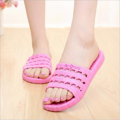 China Hot Selling Fashion Trend Amazon PVC Anti Slip Indoor Home Slipper Soft Room Slipper for sale