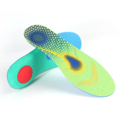 China New JIANHUI Orthotic Functional Women Men Sport Insole Shock Absorption Sports Insoles for sale