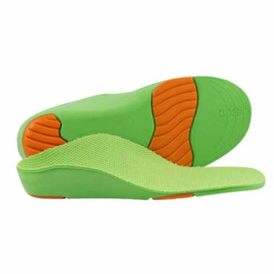 China Green Color XO Insoles Kids Orthotic Orthopedic Flat Foot Support Legs Insoles Kids Orthotic Insoles For Kids for sale