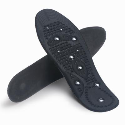 China Anti-fatigue Promote Blood Circulation Fatigue Relieve Shoe Pads Magnetic Therapy Magnet Foot Massage Gel Insoles for sale