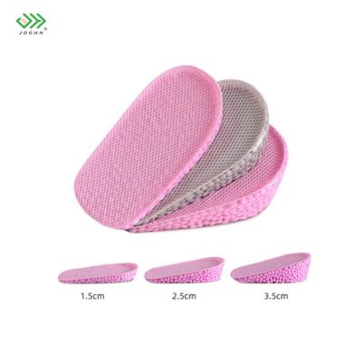 China New 3D Transparent Popcorn Inner High Shoe Breathable Insoles Height Amplifying Connected Increasing Insole For Shoes for sale