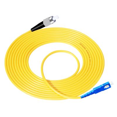 China FTTH SC-FC, LC-FC, LC-LC Fiber Optic Patch Cord Fiber Optic Pigtail for sale