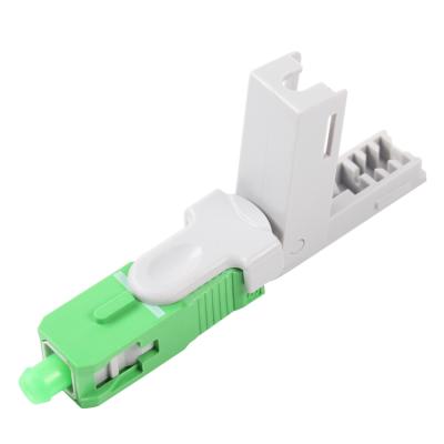 China SC/APC fast ftth connector field assemblyconnector less than 0.3dB insertion loss 1816-02-SC/APC for sale