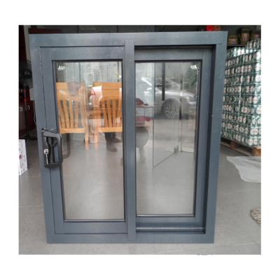 China KDSBuilding Balcony Sliding Aluminum Windows For PDLC Smart Film Material With Horizontal Slide Window Hardware for sale