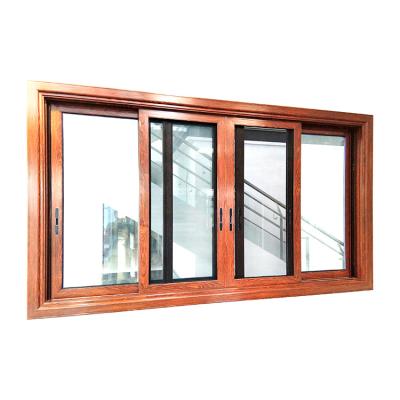 China Simple Latest Design Glass Alloy Horizontal Slide Windows With Aluminum Accessory For Sliding Door And Window For Home for sale