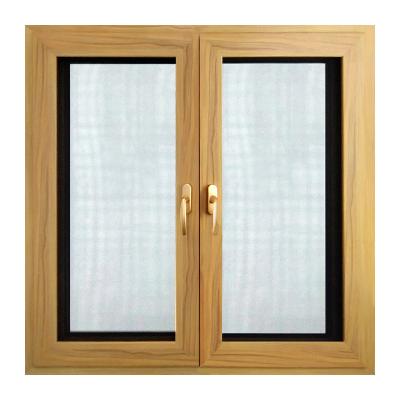 China Anti Dust Hydrophobic American Nfrc Window Net Double Leaf Aluminum Alloy Casement Door for sale