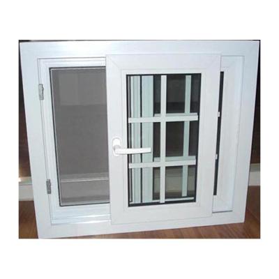 China KDSBuilding Plastic Windows Pvc Slide Window With Mosquito Gauze Double Blind for sale