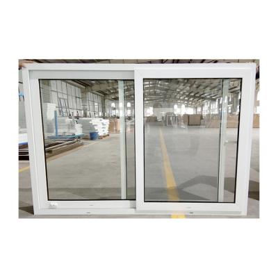 China Kitchen Slide PVC Frame Window Slim Thermal Plastic PVC UPVC Schuifvenster Te koop