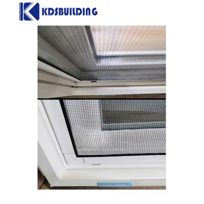 China Single Hung PVC Frame Window Vertical Sliding Plastic Vinyl PVC UPVC Window for sale