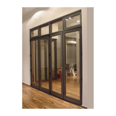 China Main Gate Door Hurricane Impact Thermal Break Single Swing Patio Door Aluminum Casement Door for sale