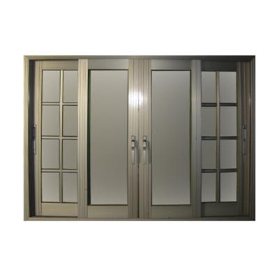 China Kenya Aluminum Slide Door  Ally Glass Patio Glass Door  3 Track Slide Door For Home With Mosquito Net for sale