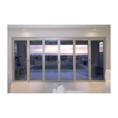 China Exterior Hurricane Impact French Casement Folding/ Bkx Automatic Aluminum Slide Door For Living Room for sale