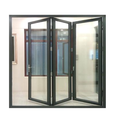 Chine Porte pliante en aluminium pour patio intérieur certifié AS2047 insonorisé pour salle de bain à vendre