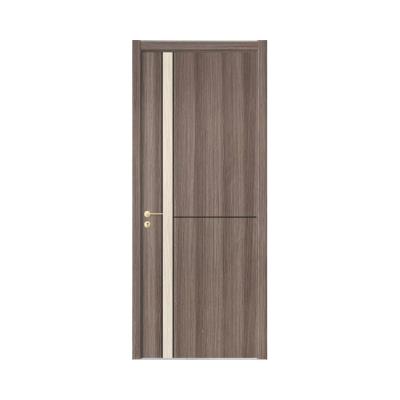 China Puerta interna de madera maciza de panel de fibra de ensamblaje interior puerta doble principal en venta