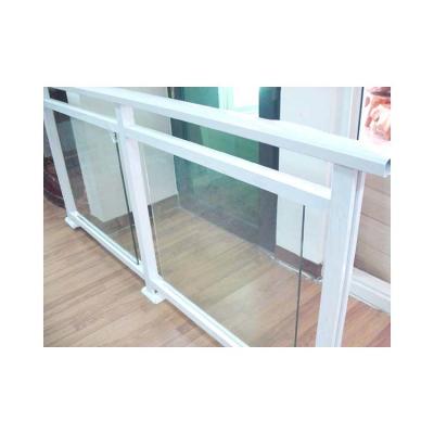 China Metalen gebouwen Balkonrail gehard dubbele geglazuurde aluminium ijzeren baluster Te koop