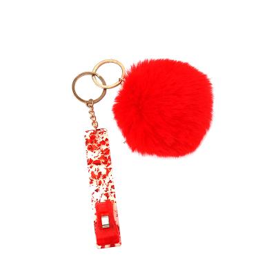 China Protection on Plastic Card Grabber Atm Key Chain Love Ball Blast Swaggy Acrylic Card Grabber Swaggy Plastic Debit Credit Clip For Long Nails for sale