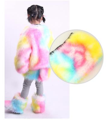 China 2020 New Arrival Hot Sale Anti-odor Real Cheap Fake Fur Kids Fluffy Snow Winter Boots Set With Headband And Bag for sale