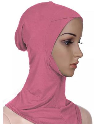 China Muffler Head Cover MID Head Wrap Hat Underscarf Womens Wrap Chiffon Monochrome Chiffon Cape Shawl Islamic Muffler Hijab for sale