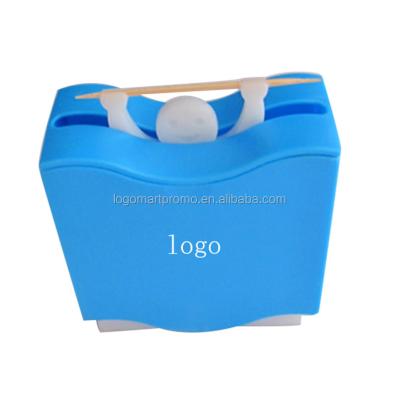 China OEM Best Viable Promotional Product Cheap Same Smile-face Weightlifting Toothpick Box for sale