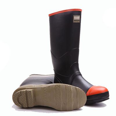 China High Quality Breathable Waterproof Rubber Men Manufacturer Knee High Mud Boots Wellington Boots Fishing Hunting Rain Boots For Sale for sale