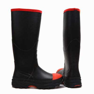 China Manufacturer Men Knee High Neoprene Waterproof Breathable Neoprene Thermal Slush Mud Flapping Hunting Sea Rock Fishing Boots For Cold Weat for sale