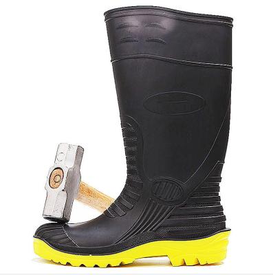 China Manufacturer Men PVC Anti-Smell Anti-Smell Waterproof Agriculture Oil Resistant Rubber Boots Wellington Boots Rain Boots For Industry for sale