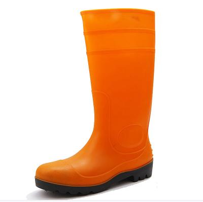 China Wholesale Acid Proof Steel Puncture Resistant Steel Toe Anti-Smell Manufacturer Oil PVC Wellington Boots Waterproof Gum Boots For Men for sale