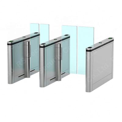 China Automatic Turnstile Glass Bi-direction Swing Barrier Gate Turnstile Gate Barrier Swing With Access Control System for sale