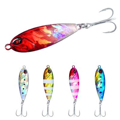 China Luminous Jig 7G 10G 21G 30G Metal Color Spoon Building Luminous Slow Drop Metal Fishing Bait Hard For Saltwater &Freshwater Fishing Lure for sale