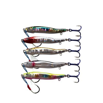 China Lures Peche Tackle 30G 20G 15G 10G 7G Bass Fishing Lures Metal Fishing Tackle Saltwater Metal Jig Fishing Jig Shore Fishing Tackle for sale