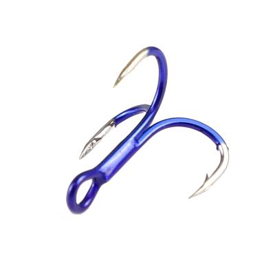 China High Carbon Steel Antirust Fishing Treble Hooks Hooks Saltwater Freshwater Fishing Hook For Fishing for sale